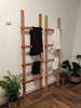 WIESZAK drabina na ręczniki dębowa – do łazienki i sypialni – 160 cm