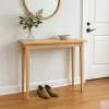 KONSOLA dębowa wąska 90 cm – do przedpokoju, minimalistyczna