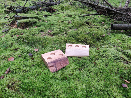 Świecznik drewniany Natura-dąb