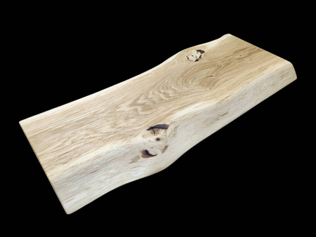 Dębowa deska do krojenia i serwowania 50 cm – lita, naturalny kształt