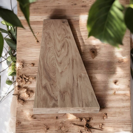 Półka dębowa 90 cm – wyprzedaż, głębokość 19,5 cm, lite drewno
