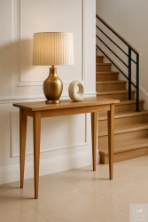 KONSOLA dębowa 80 cm – do przedpokoju, klasyczna