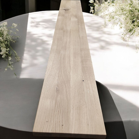 Parapet dębowy na wymiar głębokość do 20 cm