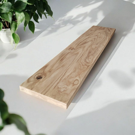 PÓŁKA dębowa wisząca prosta i klasyczna 50–120 cm, lite drewno