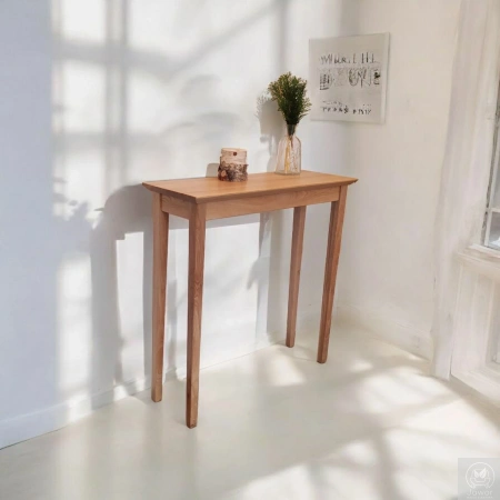 KONSOLA dębowa do przedpokoju – faza 45°