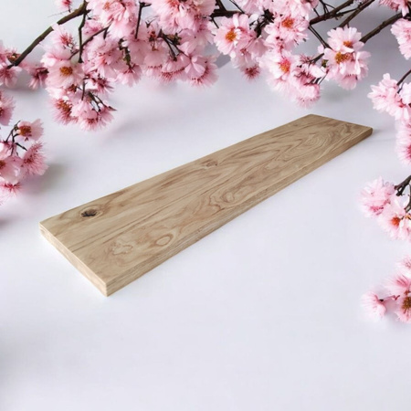Półka dębowa 90 cm – wyprzedaż, głębokość 19,5 cm, lite drewno