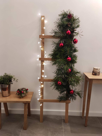 Wieszak drabina na ręczniki