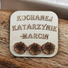KOLCZYKI kwiaty drewniane – lekkie i naturalne