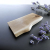 Półka dębowa wisząca 40 cm – z naturalną krawędzią, lite drewno