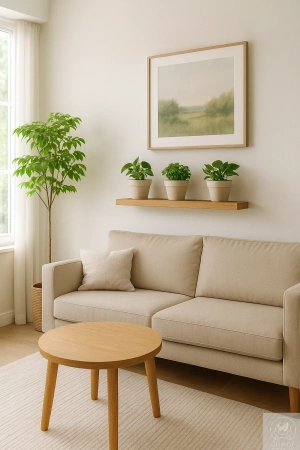 PÓŁKA dębowa na ścianę 10 cm – cienka, minimalistyczna z litego dębu 50–100 cm