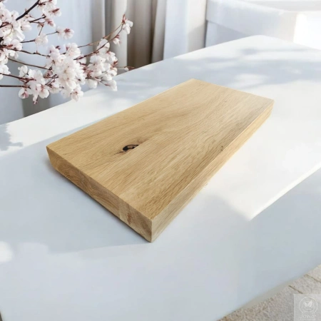 PÓŁKA dębowa na ścianę 4 cm – lity dąb, 40–100 cm