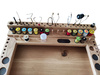 Fly Tying Bench z litego dębu – organizer do wiązania much i tworzenia przynęt