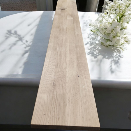 Parapet dębowy na wymiar głębokość do 25 cm