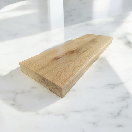 PÓŁKA dębowa 4 cm na ścianę (40–100 cm) – lity dąb