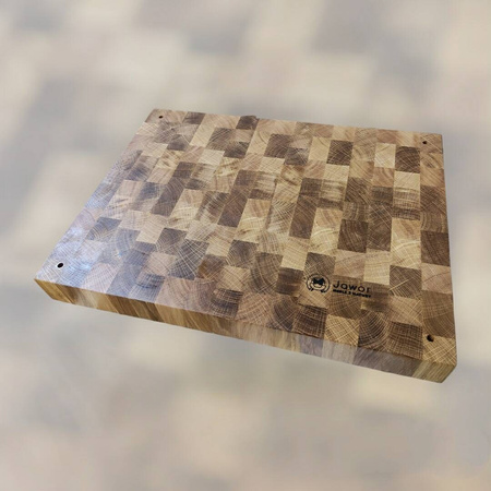 Deska do krojenia dębowa profesjonalna 30 × 40 × 4 cm – gruba i trwała
