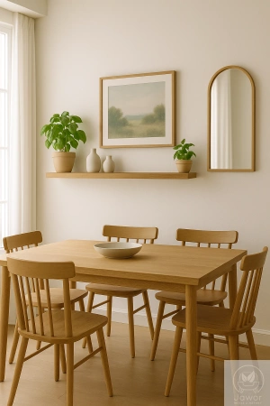 PÓŁKA dębowa na ścianę – prosta i klasyczna, lity dąb, 50–120 cm