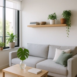 PÓŁKA dębowa 4 cm na ścianę (40–100 cm) – lity dąb
