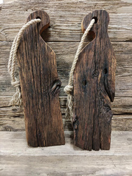 Deska ozdobna ze starego drewna dębowego – dekoracyjna do kuchni, na ścianę