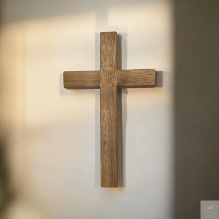KRZYŻ dębowy 30 cm – klasyczny lub z grawerem