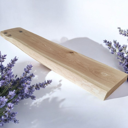 KONSOLA dębowa na ścianę 80-100 cm – wisząca