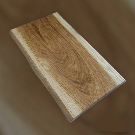 Deska do krojenia dębowa z jednego kawałka drewna 40 x 20-21 cm