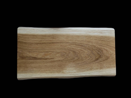 Deska do krojenia dębowa z jednego kawałka drewna 40 x 20 cm